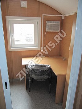 Бытовка жилая на 4 человека с офисом (8х2,5м) на шасси
